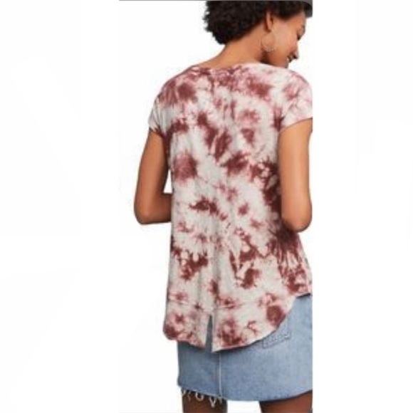 Anthropologie Porridge Tie Dye Pocket Tee - Picture 3 of 10